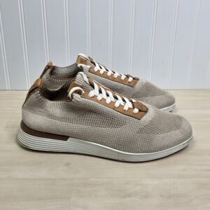 Wolf and Shepherd Supreme Knit Trainer Comfort Sneakers Shoes Brown Beige Size 9